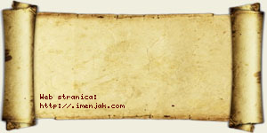 Mina Rakovac vizit kartica